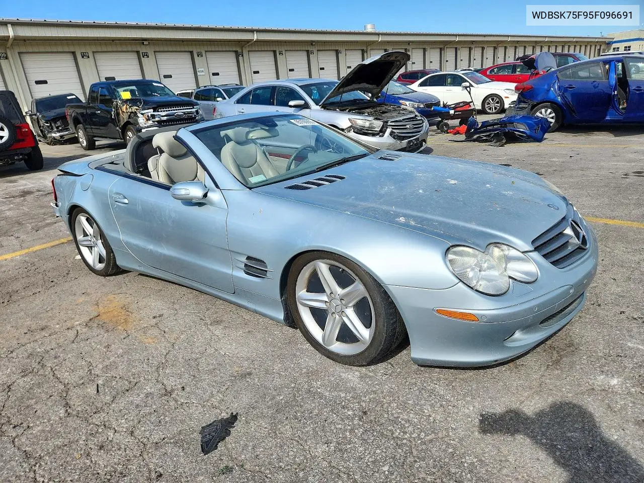 2005 MERCEDES SL-KLASSE VIN WDBSK75F95F096691 — фото 4