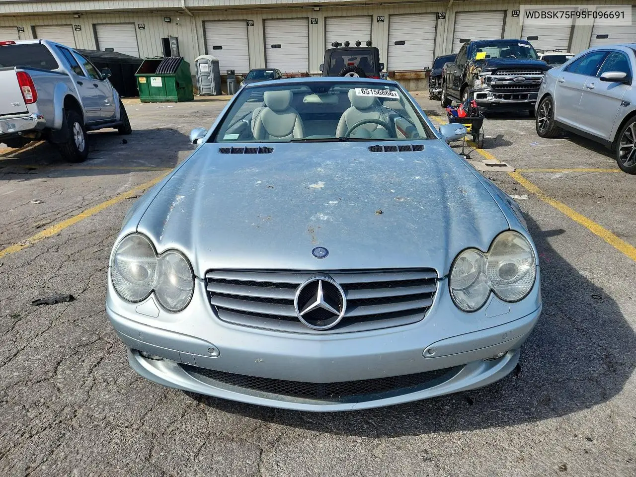 2005 MERCEDES SL-KLASSE VIN WDBSK75F95F096691 — фото 5
