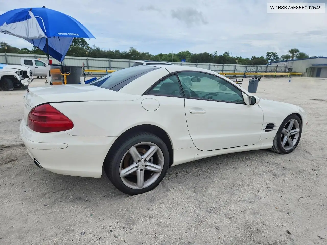 2005 MERCEDES SL-KLASSE VIN WDBSK75F85F092549 — фото 3