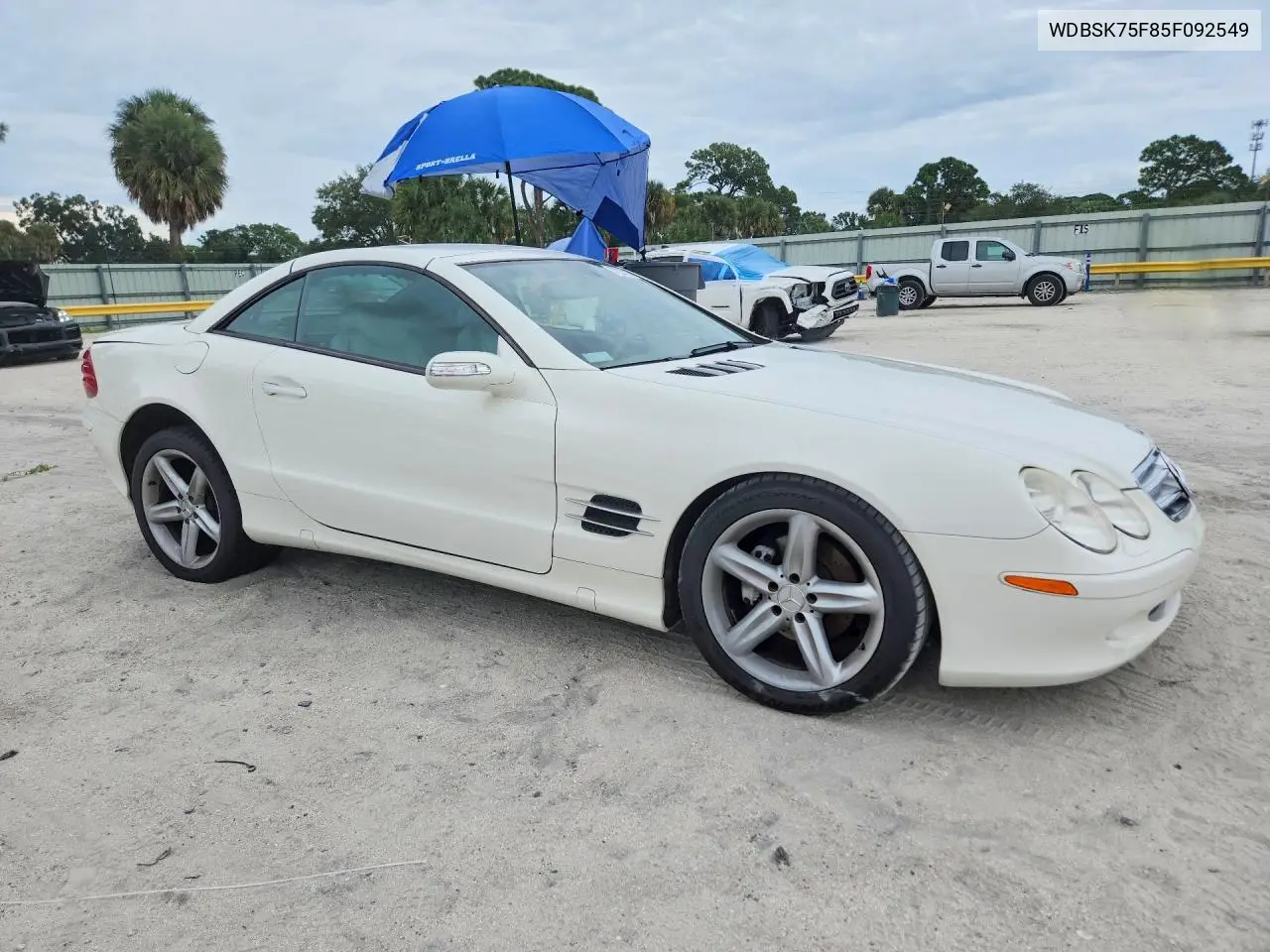 2005 MERCEDES SL-KLASSE VIN WDBSK75F85F092549 — фото 4