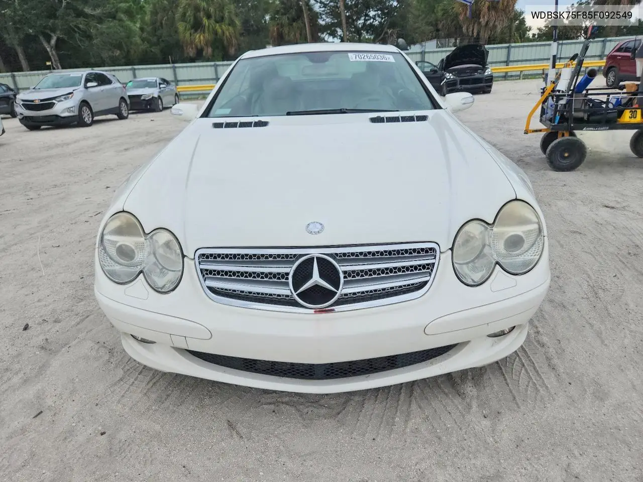 2005 MERCEDES SL-KLASSE VIN WDBSK75F85F092549 — фото 5