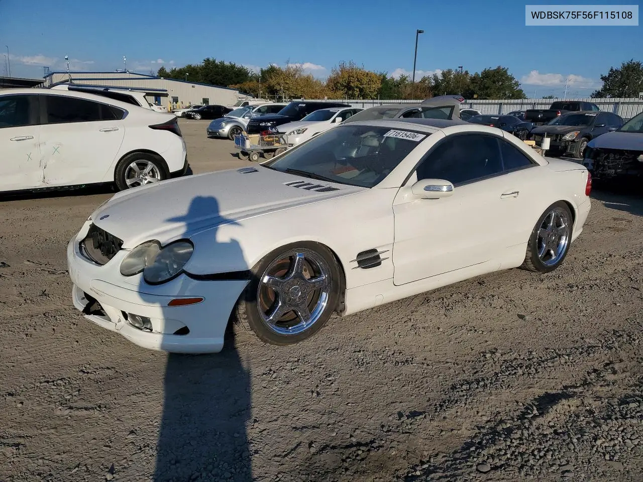 MERCEDES SL-KLASSE 2006, VIN WDBSK75F56F115108