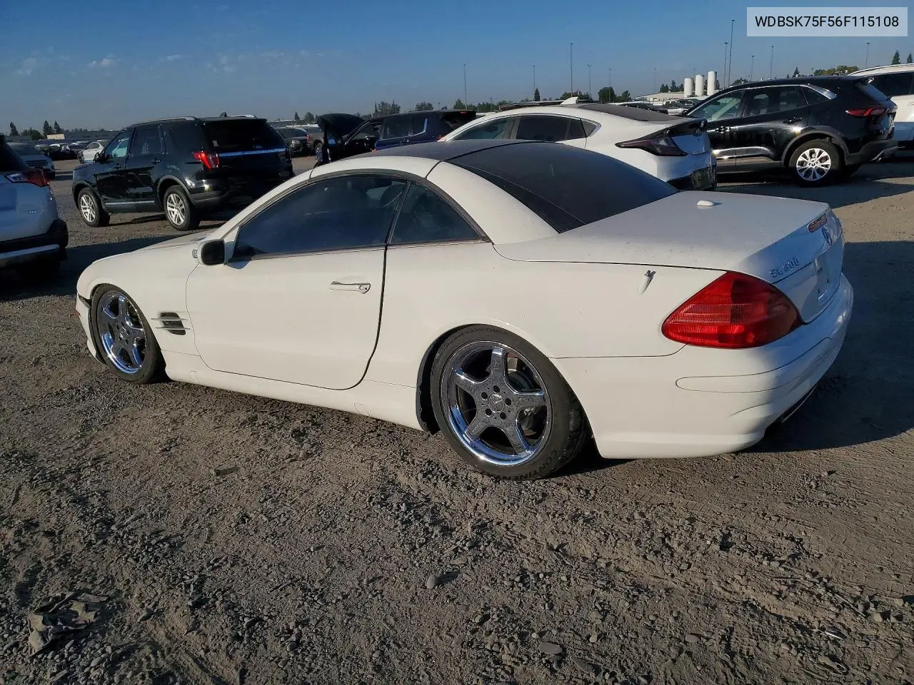2006 MERCEDES SL-KLASSE VIN WDBSK75F56F115108 — фото 2