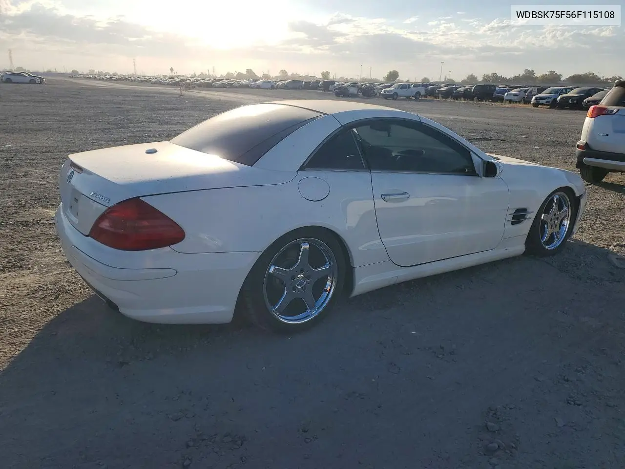 2006 MERCEDES SL-KLASSE VIN WDBSK75F56F115108 — фото 3
