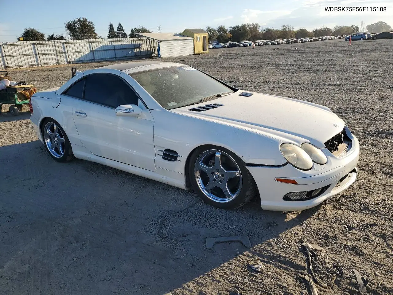 2006 MERCEDES SL-KLASSE VIN WDBSK75F56F115108 — фото 4