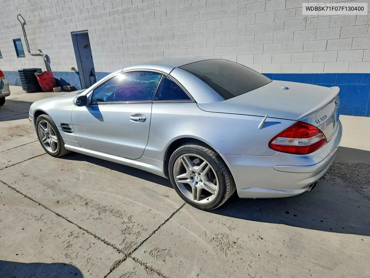2007 MERCEDES SL-KLASSE VIN WDBSK71F07F130400 — фото 2