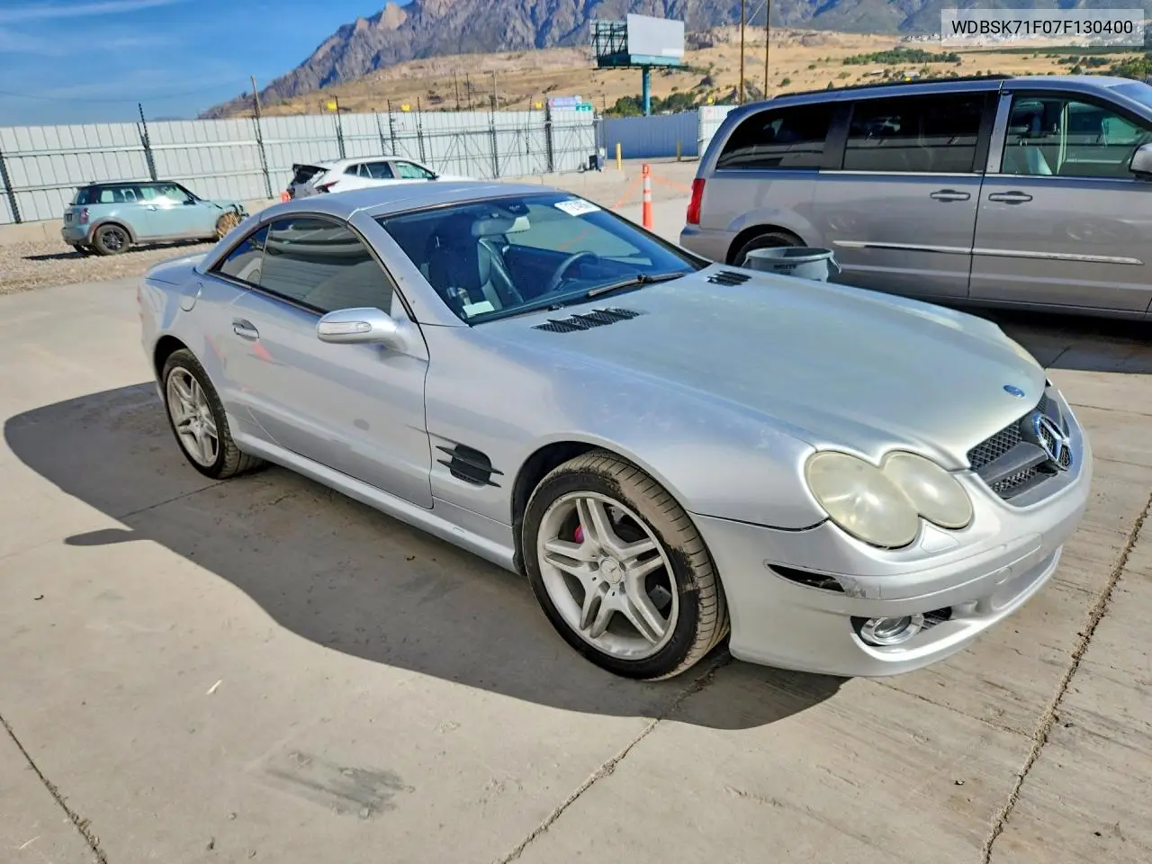 2007 MERCEDES SL-KLASSE VIN WDBSK71F07F130400 — фото 4