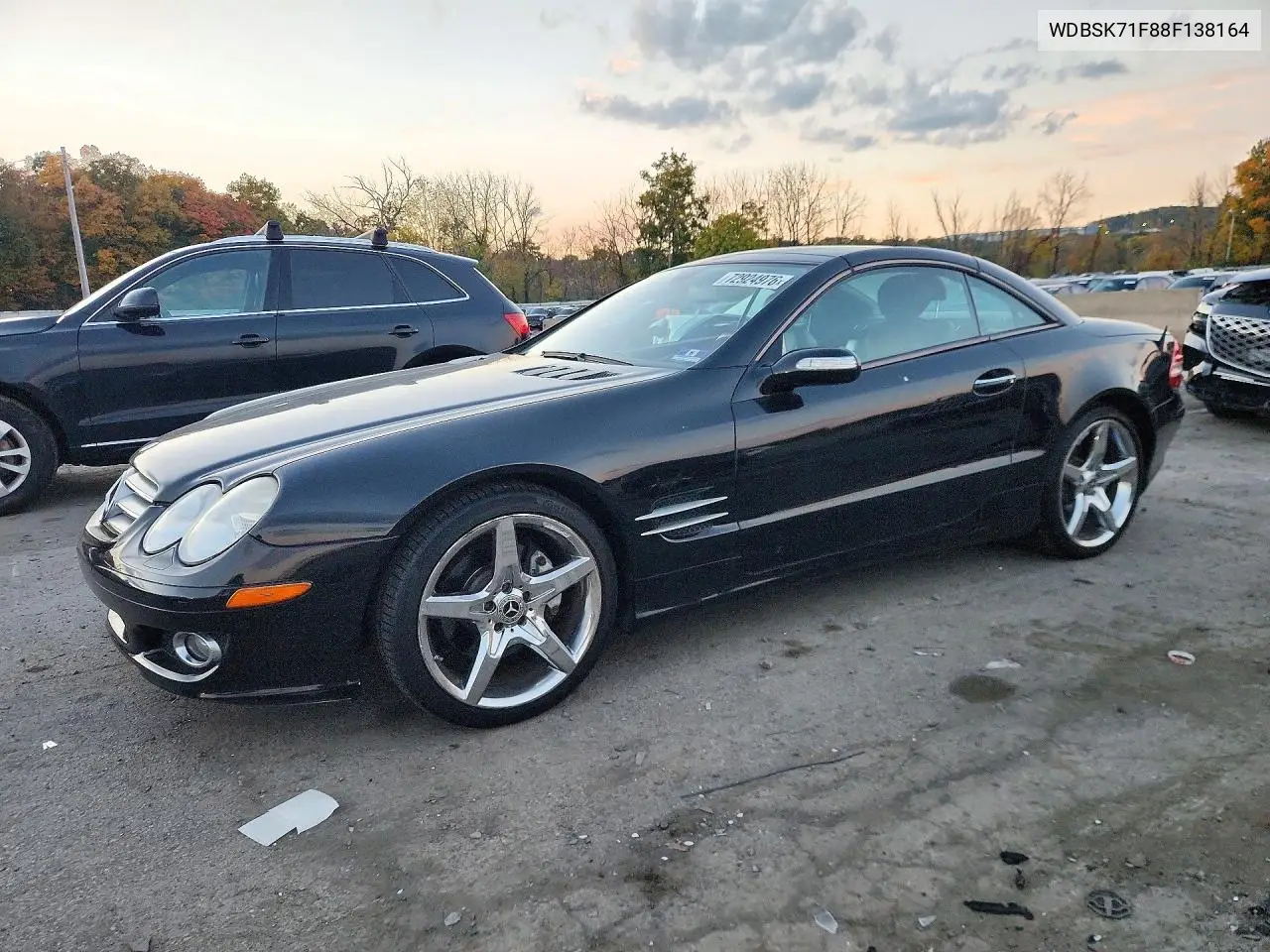 MERCEDES SL-KLASSE 2008, VIN WDBSK71F88F138164