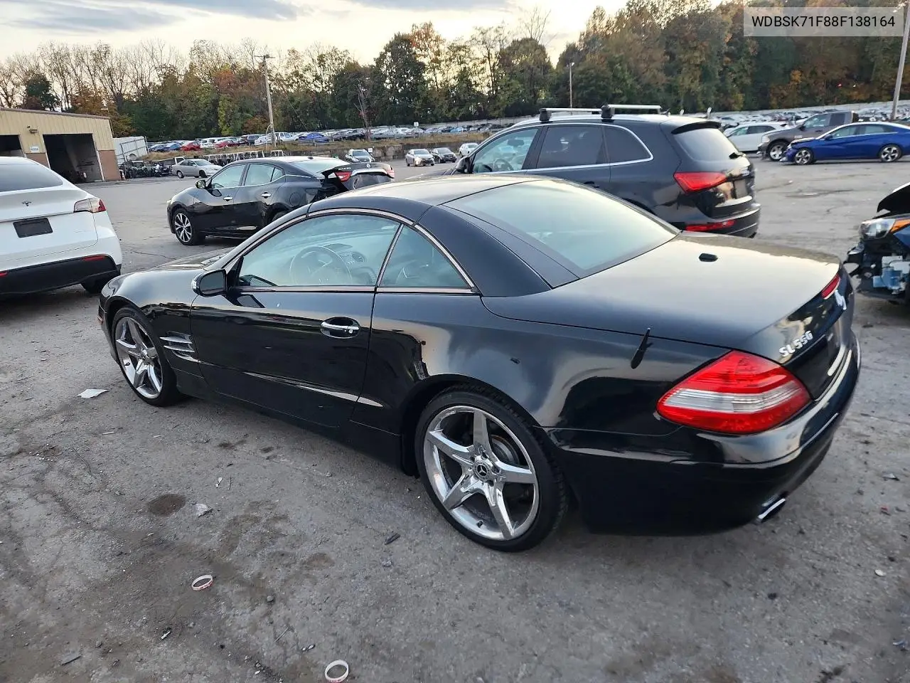 2008 MERCEDES SL-KLASSE VIN WDBSK71F88F138164 — фото 2