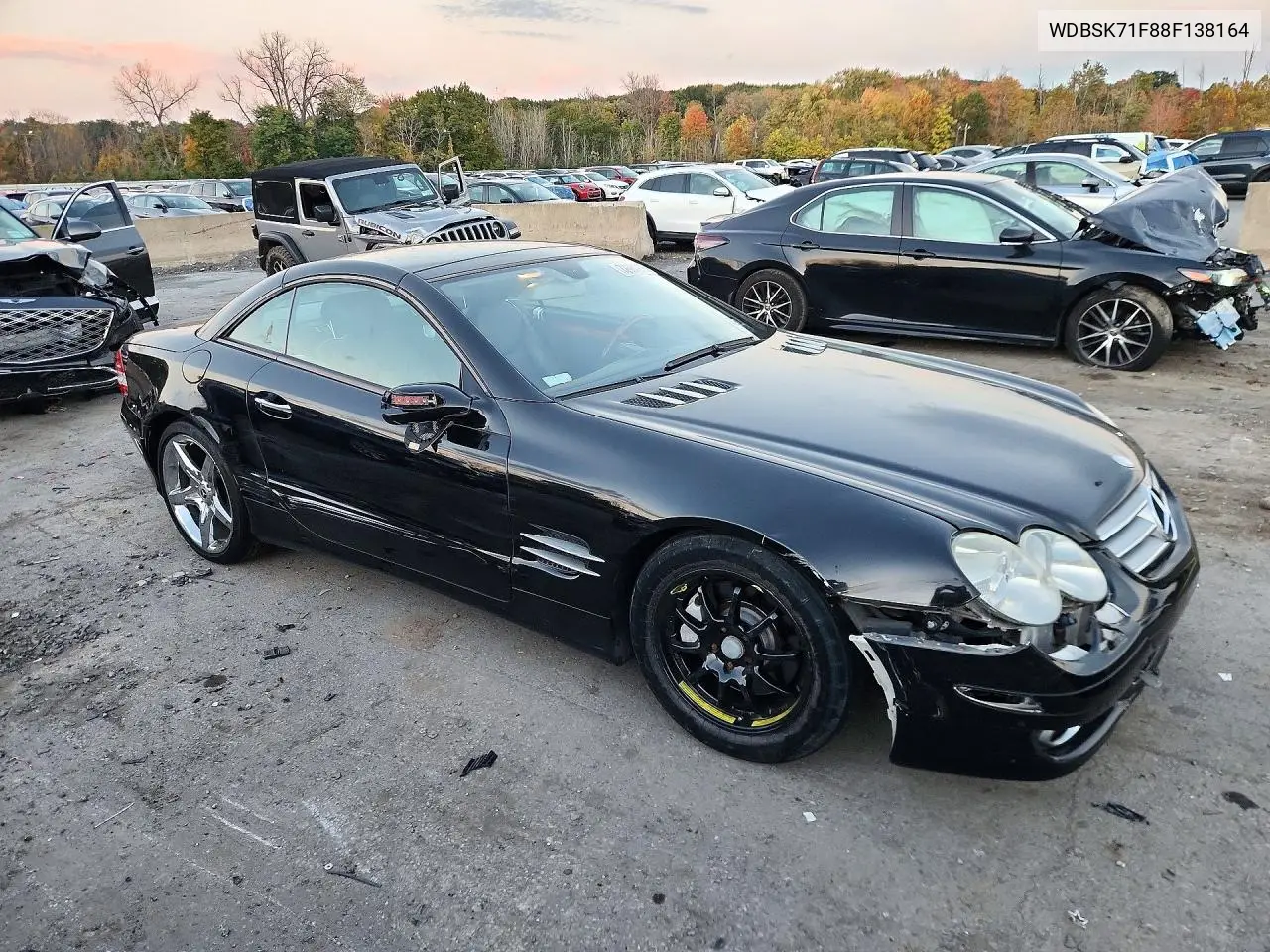 2008 MERCEDES SL-KLASSE VIN WDBSK71F88F138164 — фото 4