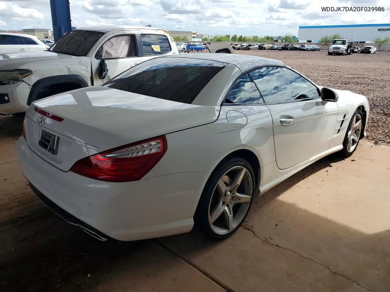 2016 MERCEDES SL-KLASSE VIN WDDJK7DA2GF039986 — фото 3