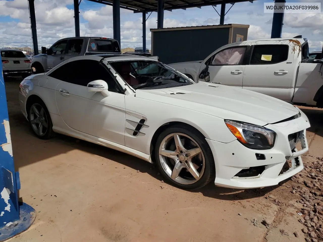 2016 MERCEDES SL-KLASSE VIN WDDJK7DA2GF039986 — фото 4
