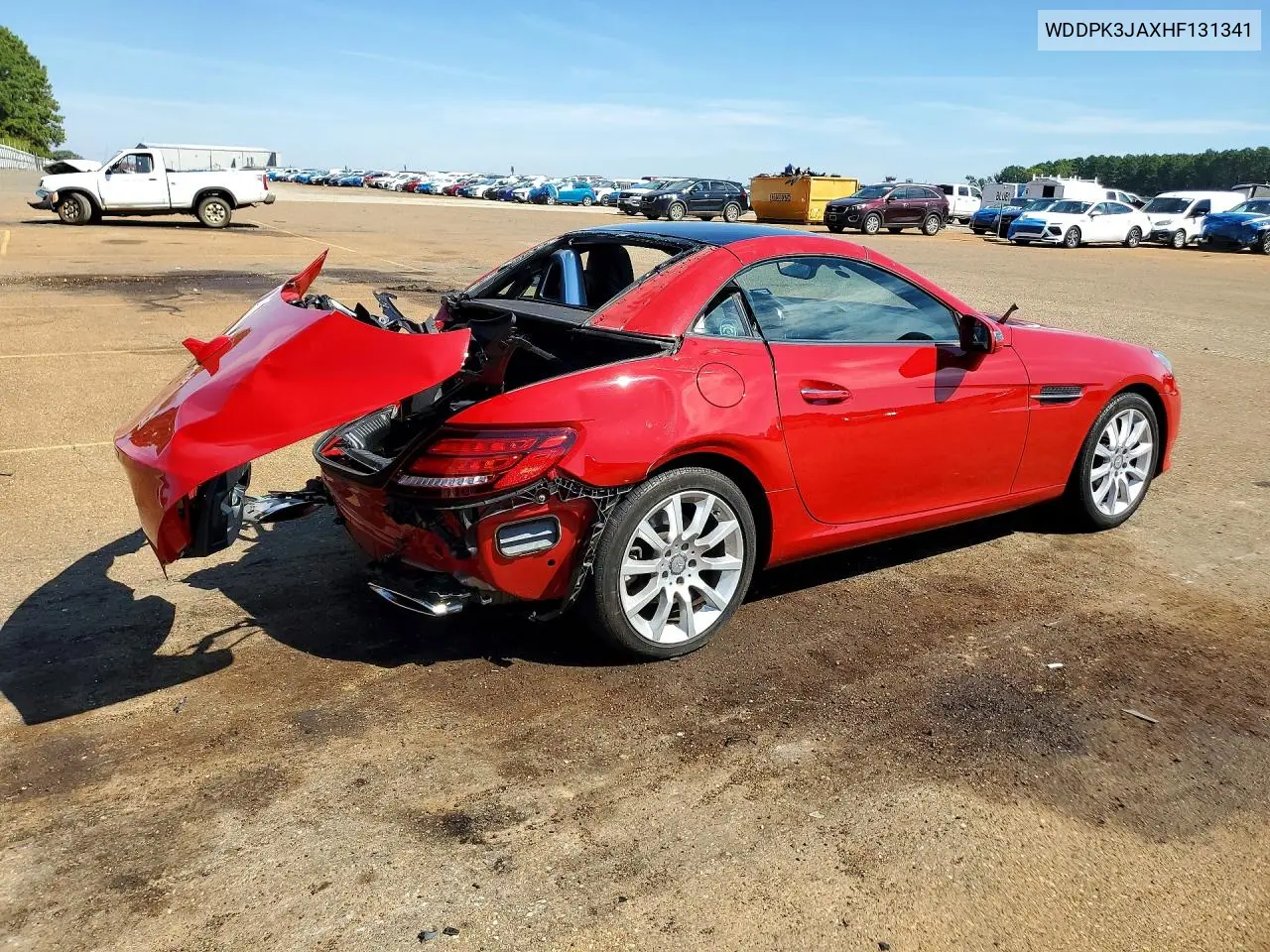 2017 MERCEDES SLC-KLASSE VIN WDDPK3JAXHF131341 — фото 3