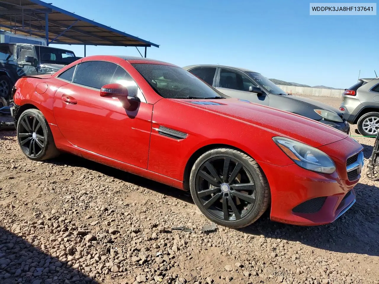 2017 MERCEDES SLC-KLASSE VIN WDDPK3JA8HF137641 — фото 4