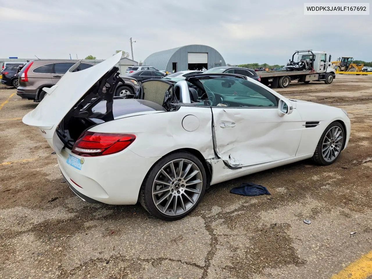 2020 MERCEDES SLC-KLASSE VIN WDDPK3JA9LF167692 — фото 3