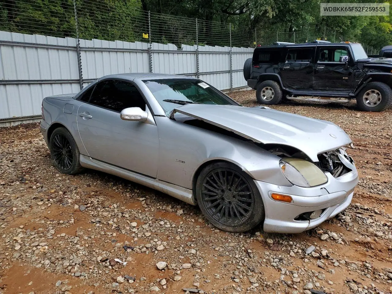 2002 MERCEDES SLK-KLASSE VIN WDBKK65F52F259553 — фото 4