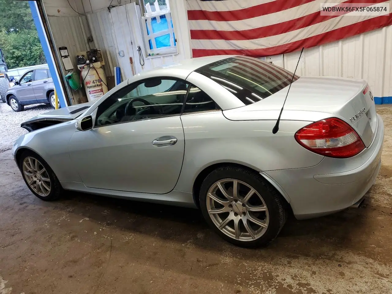 2005 MERCEDES SLK-KLASSE VIN WDBWK56FX5F065874 — фото 2