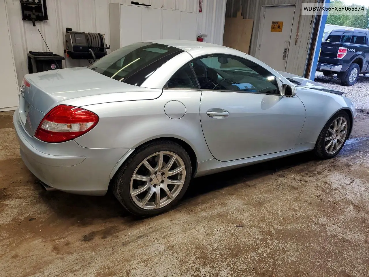 2005 MERCEDES SLK-KLASSE VIN WDBWK56FX5F065874 — фото 3