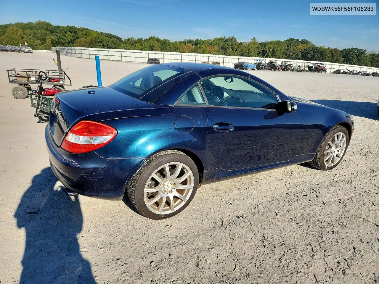 2006 MERCEDES SLK-KLASSE VIN WDBWK56F56F106283 — фото 3