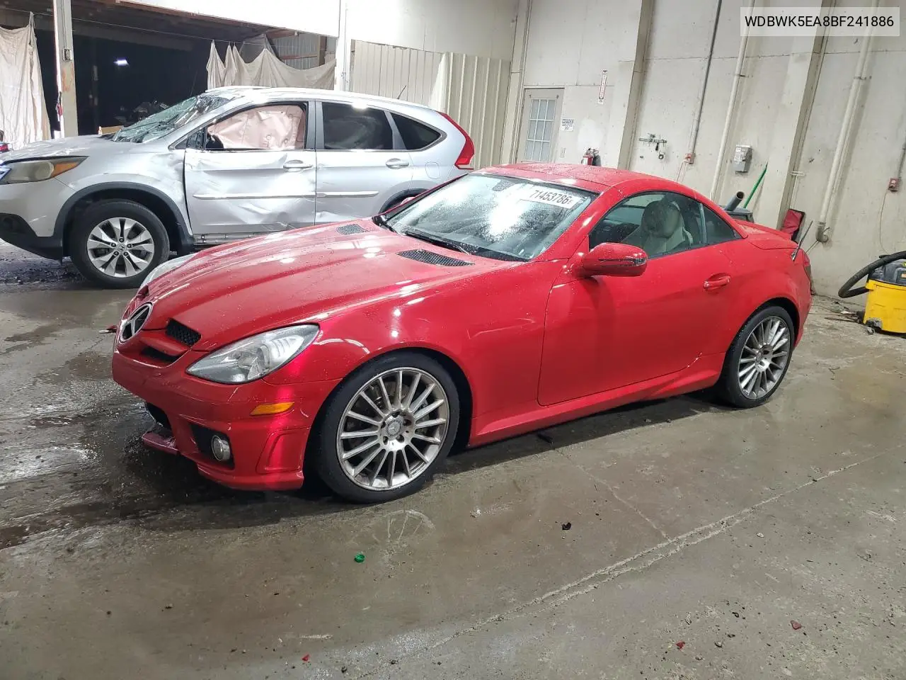 MERCEDES SLK-KLASSE 2011, VIN WDBWK5EA8BF241886