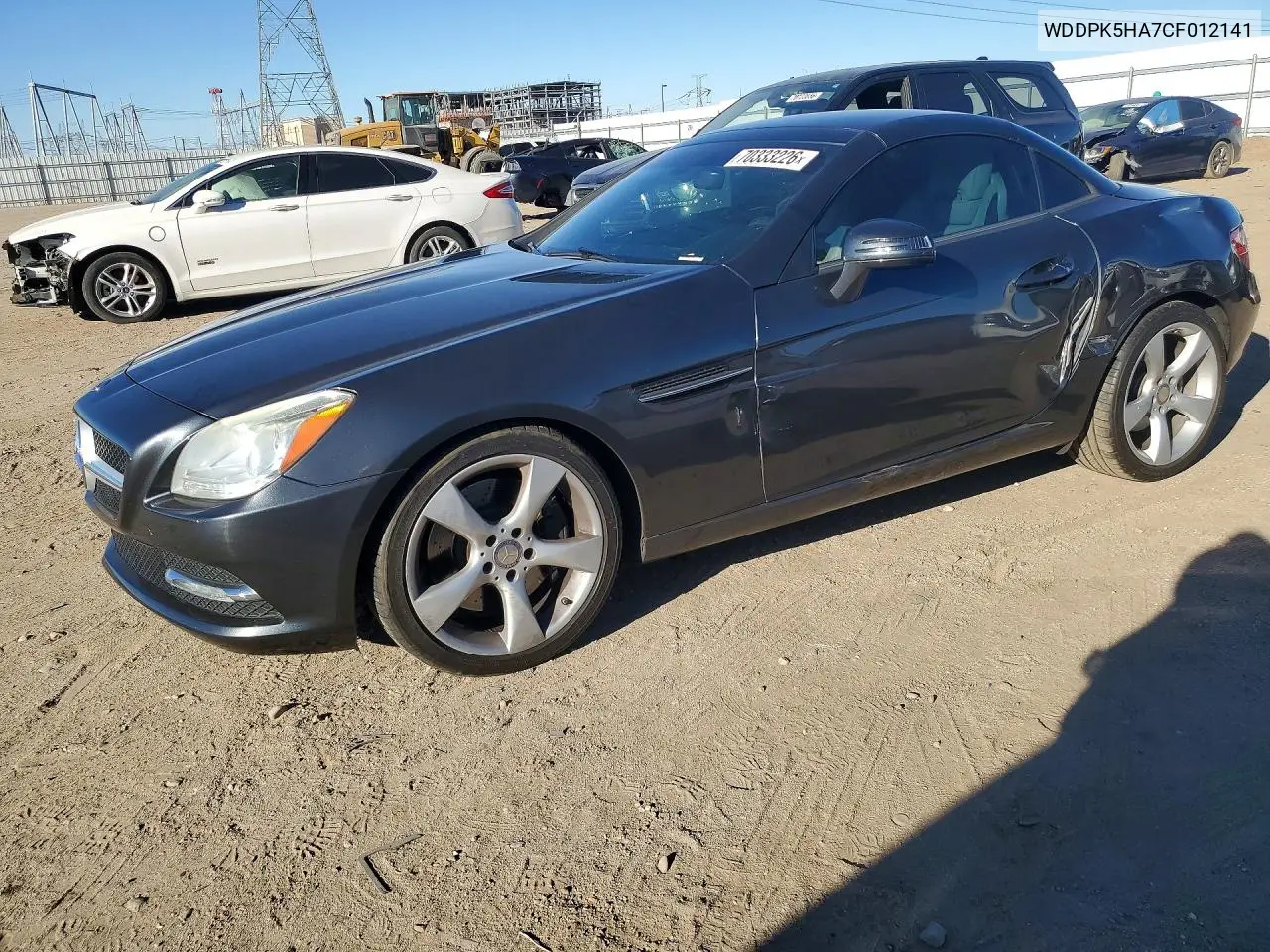 MERCEDES SLK-KLASSE 2012, VIN WDDPK5HA7CF012141