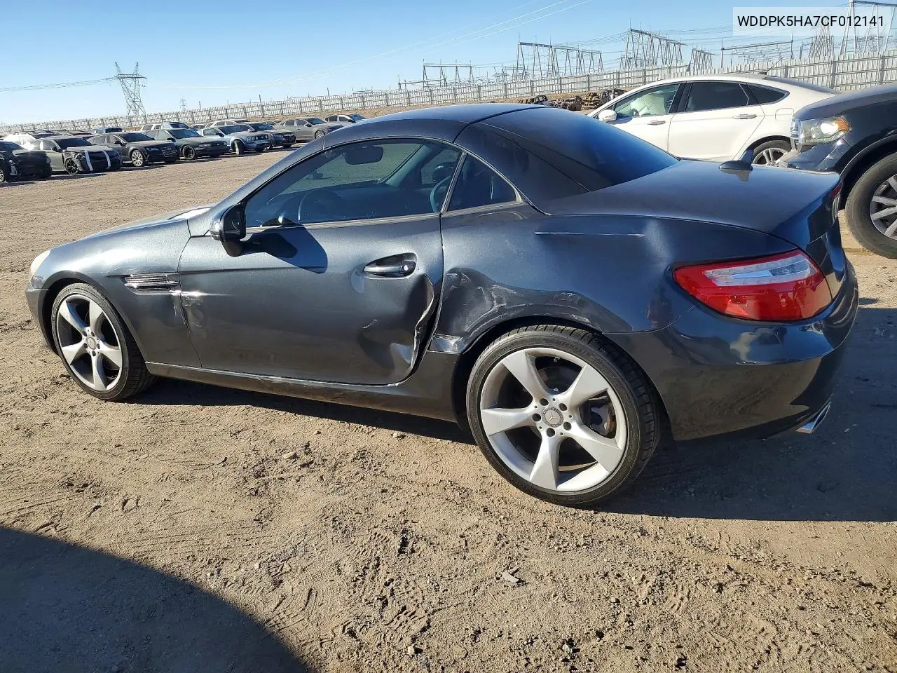 2012 MERCEDES SLK-KLASSE VIN WDDPK5HA7CF012141 — фото 2