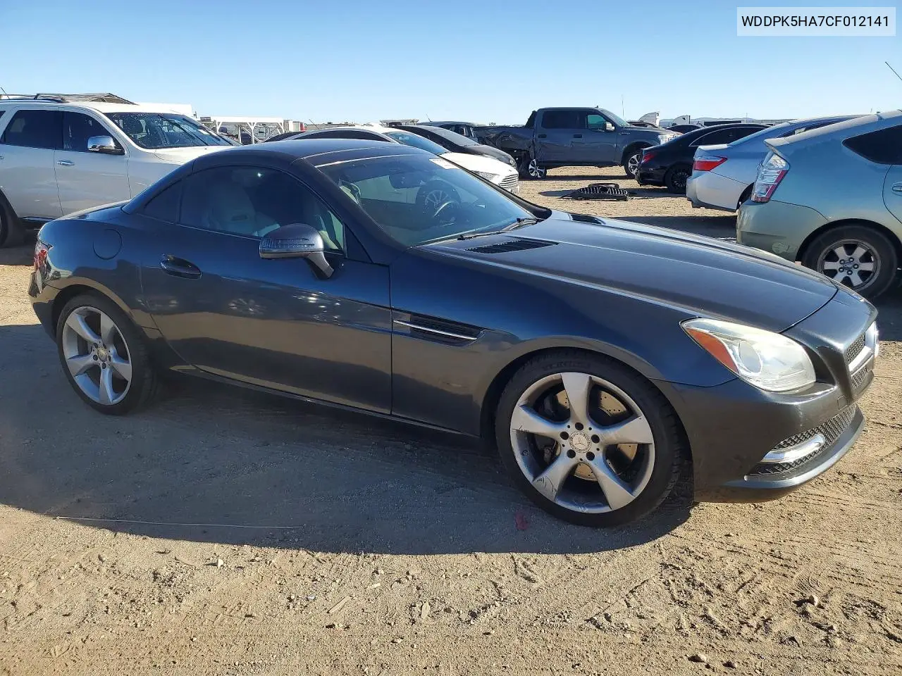 2012 MERCEDES SLK-KLASSE VIN WDDPK5HA7CF012141 — фото 4