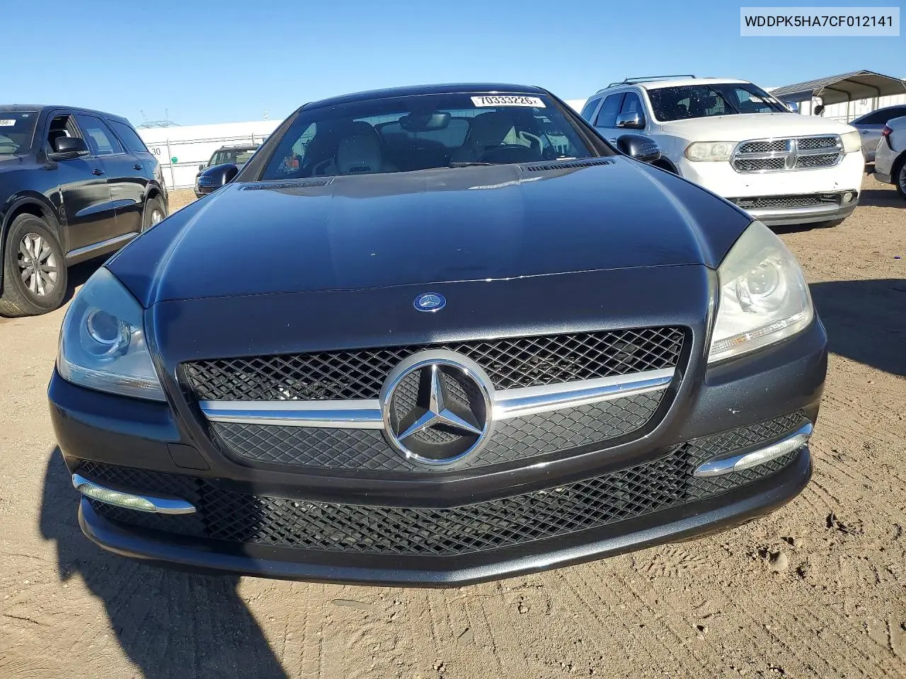 2012 MERCEDES SLK-KLASSE VIN WDDPK5HA7CF012141 — фото 5