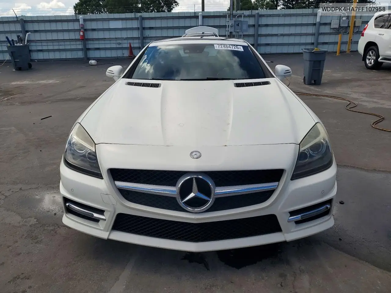 2015 MERCEDES SLK-KLASSE VIN WDDPK4HA7FF107958 — фото 5