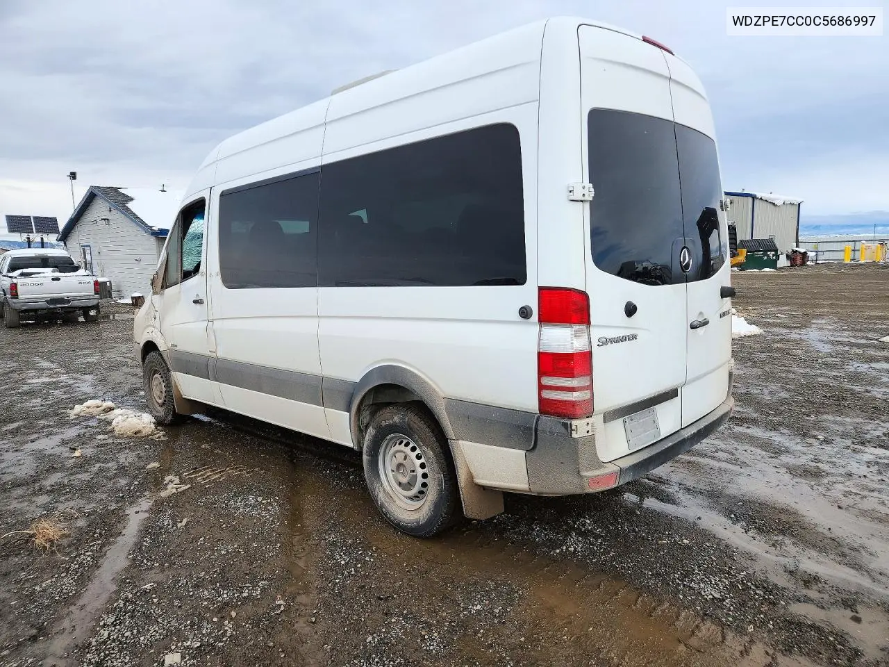 2012 MERCEDES SPRINTER VIN WDZPE7CC0C5686997 — фото 2