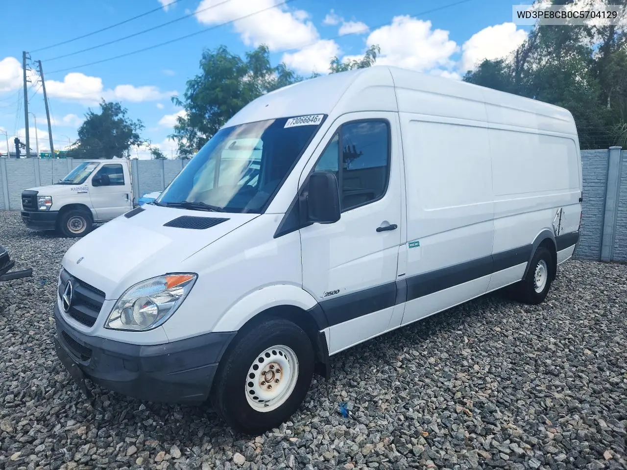 MERCEDES SPRINTER 2012, VIN WD3PE8CB0C5704129