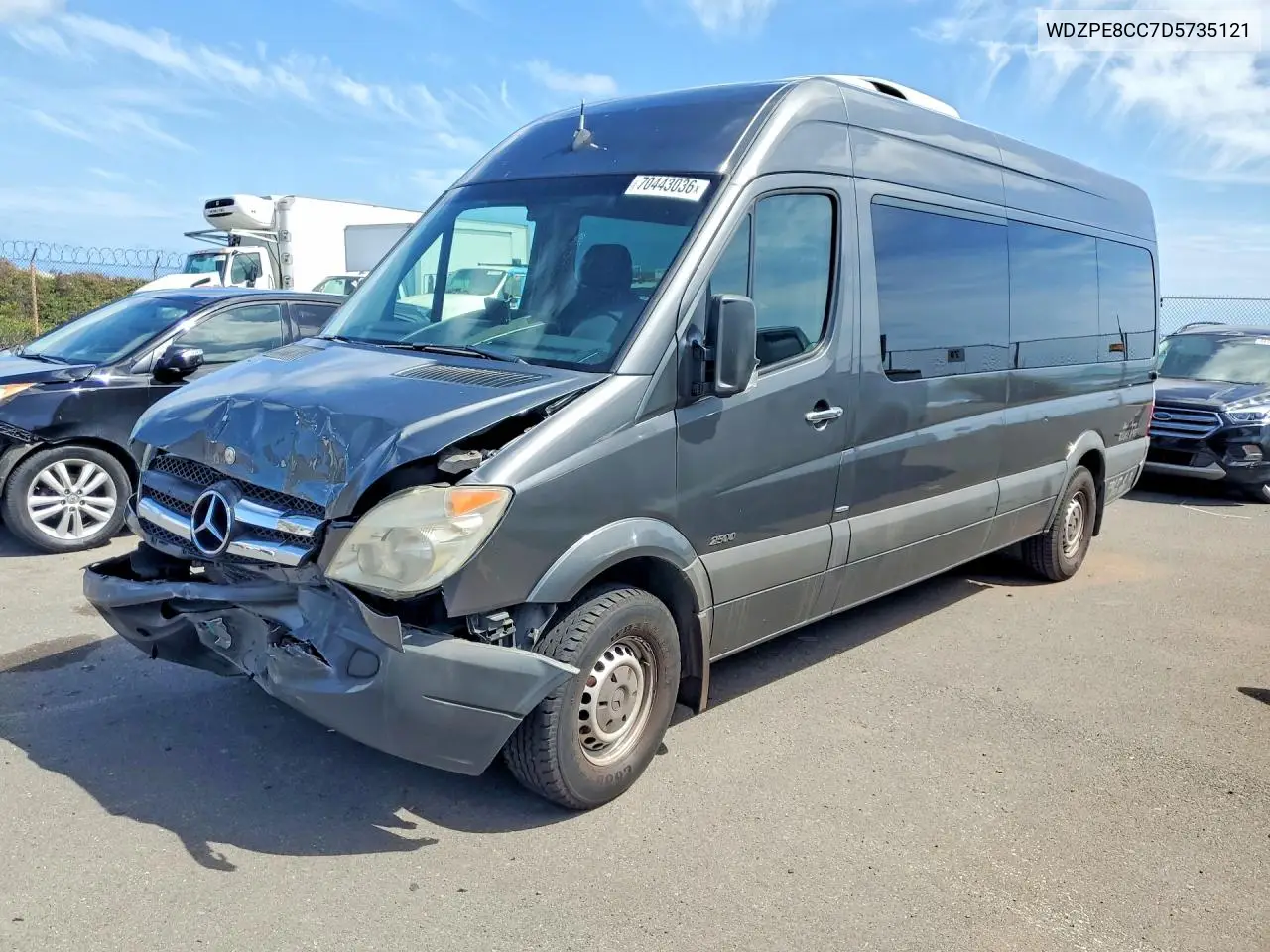 MERCEDES SPRINTER 2013, VIN WDZPE8CC7D5735121