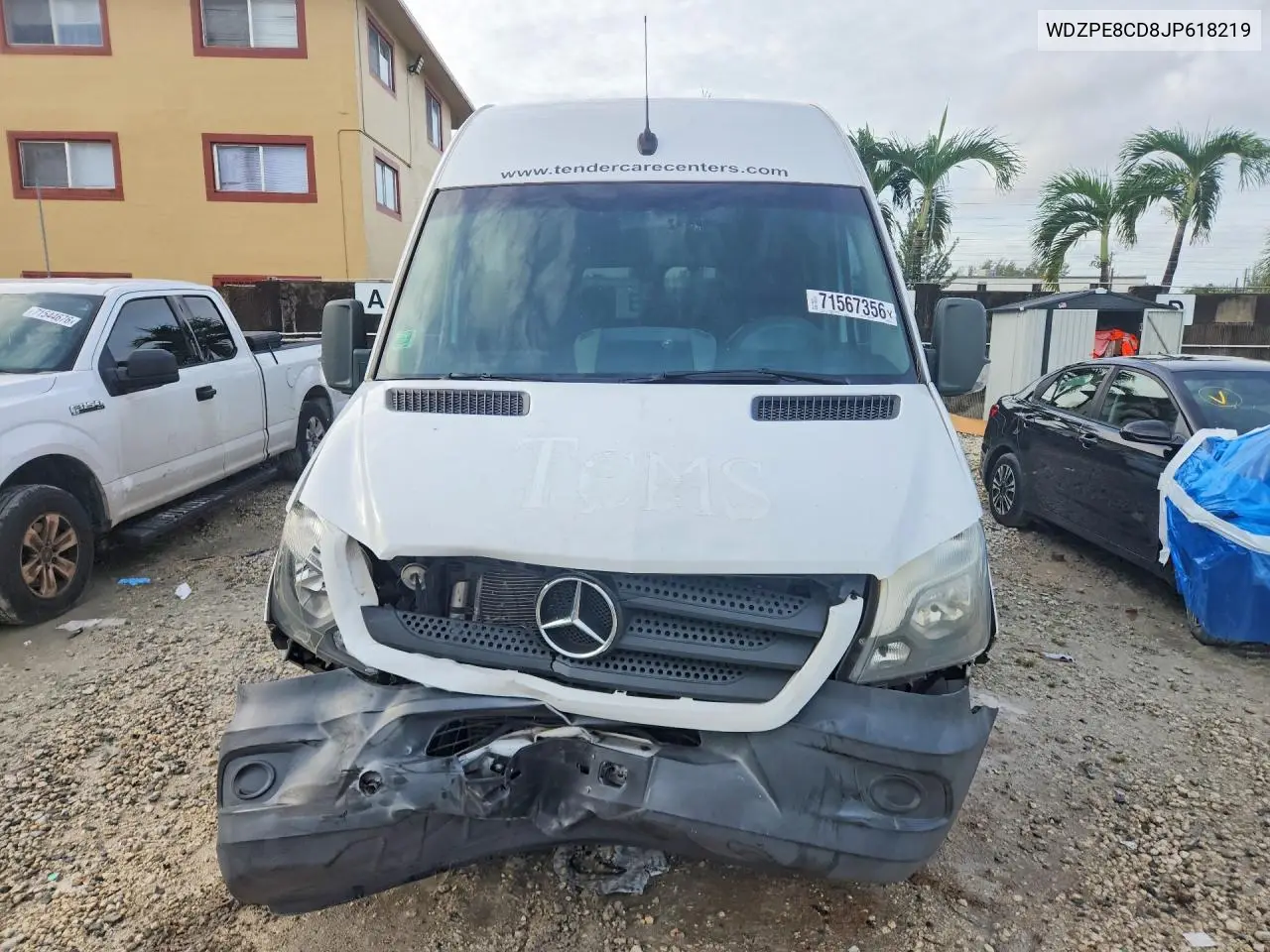 2018 MERCEDES SPRINTER VIN WDZPE8CD8JP618219 — фото 5