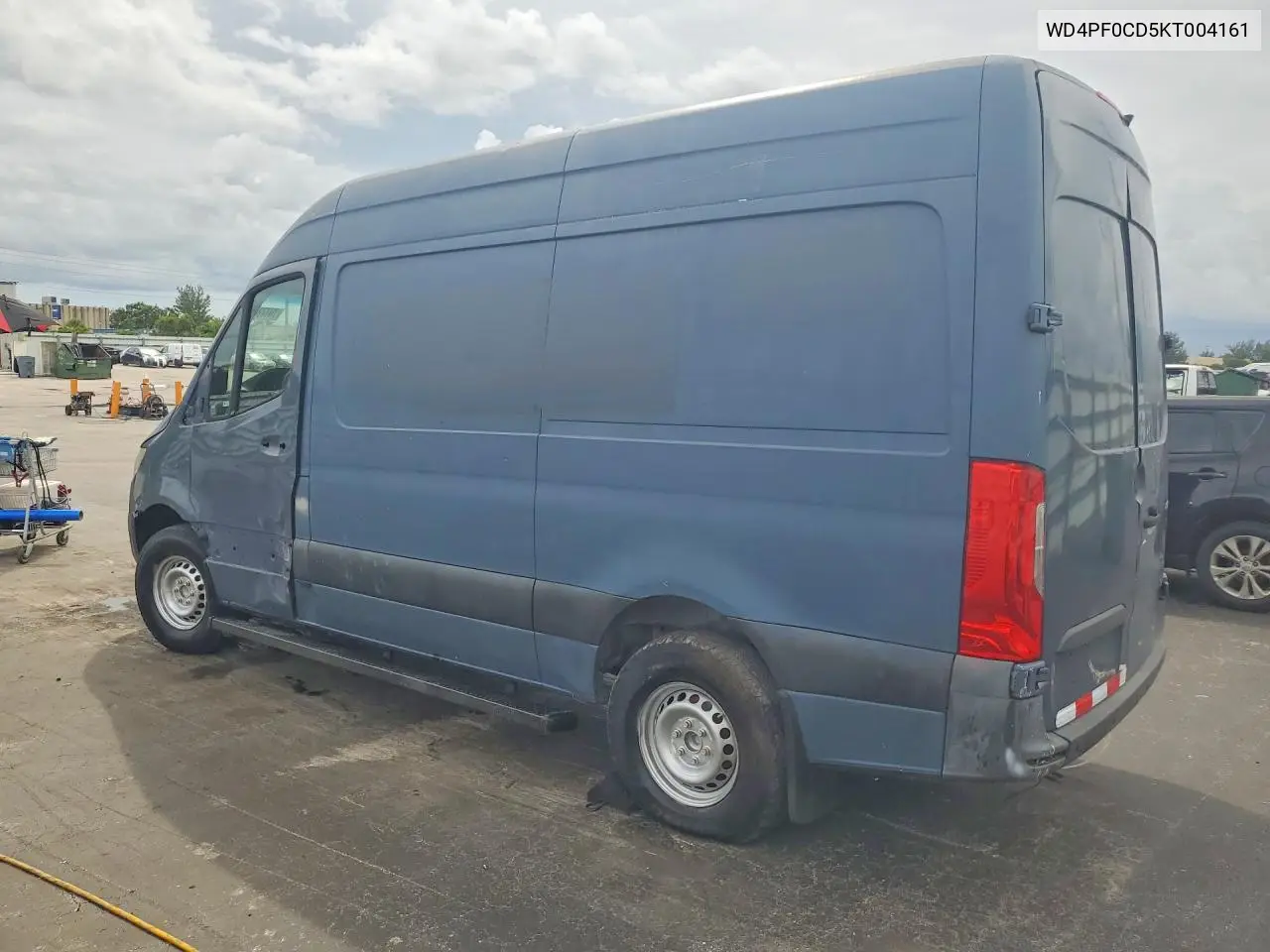 2019 MERCEDES SPRINTER VIN WD4PF0CD5KT004161 — фото 2