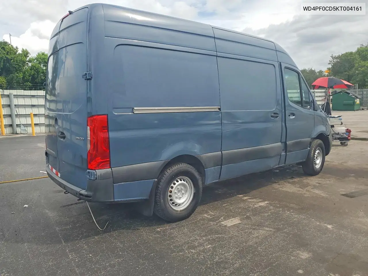 2019 MERCEDES SPRINTER VIN WD4PF0CD5KT004161 — фото 3