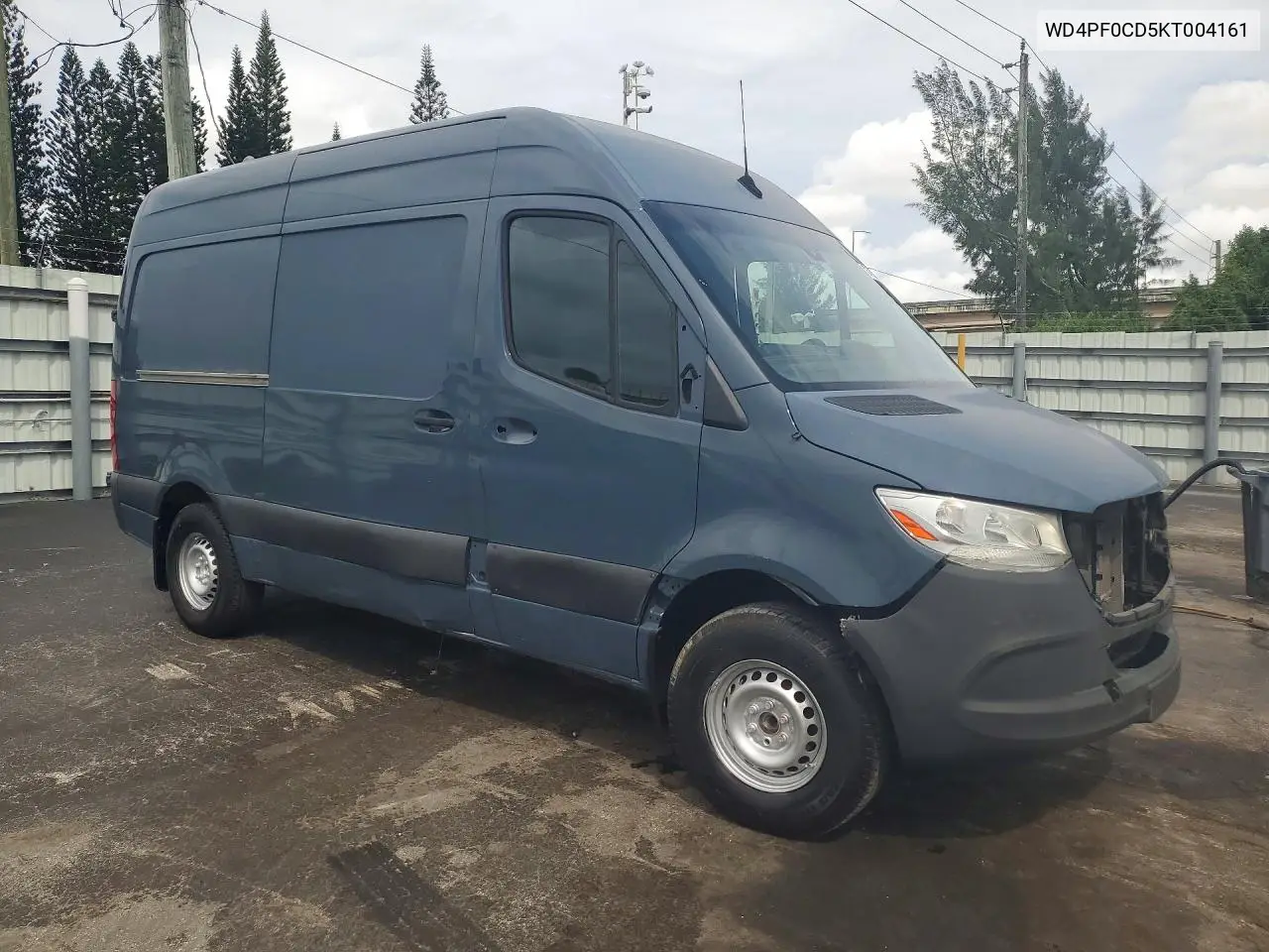 2019 MERCEDES SPRINTER VIN WD4PF0CD5KT004161 — фото 4