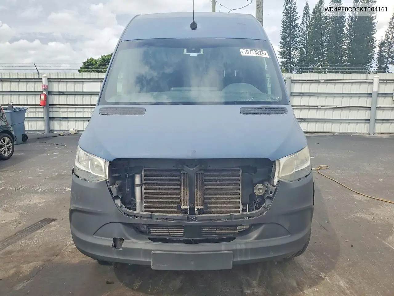 2019 MERCEDES SPRINTER VIN WD4PF0CD5KT004161 — фото 5