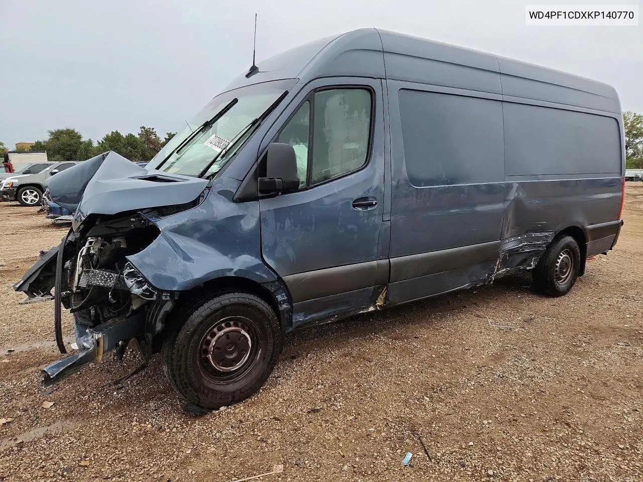 MERCEDES SPRINTER 2019, VIN WD4PF1CDXKP140770