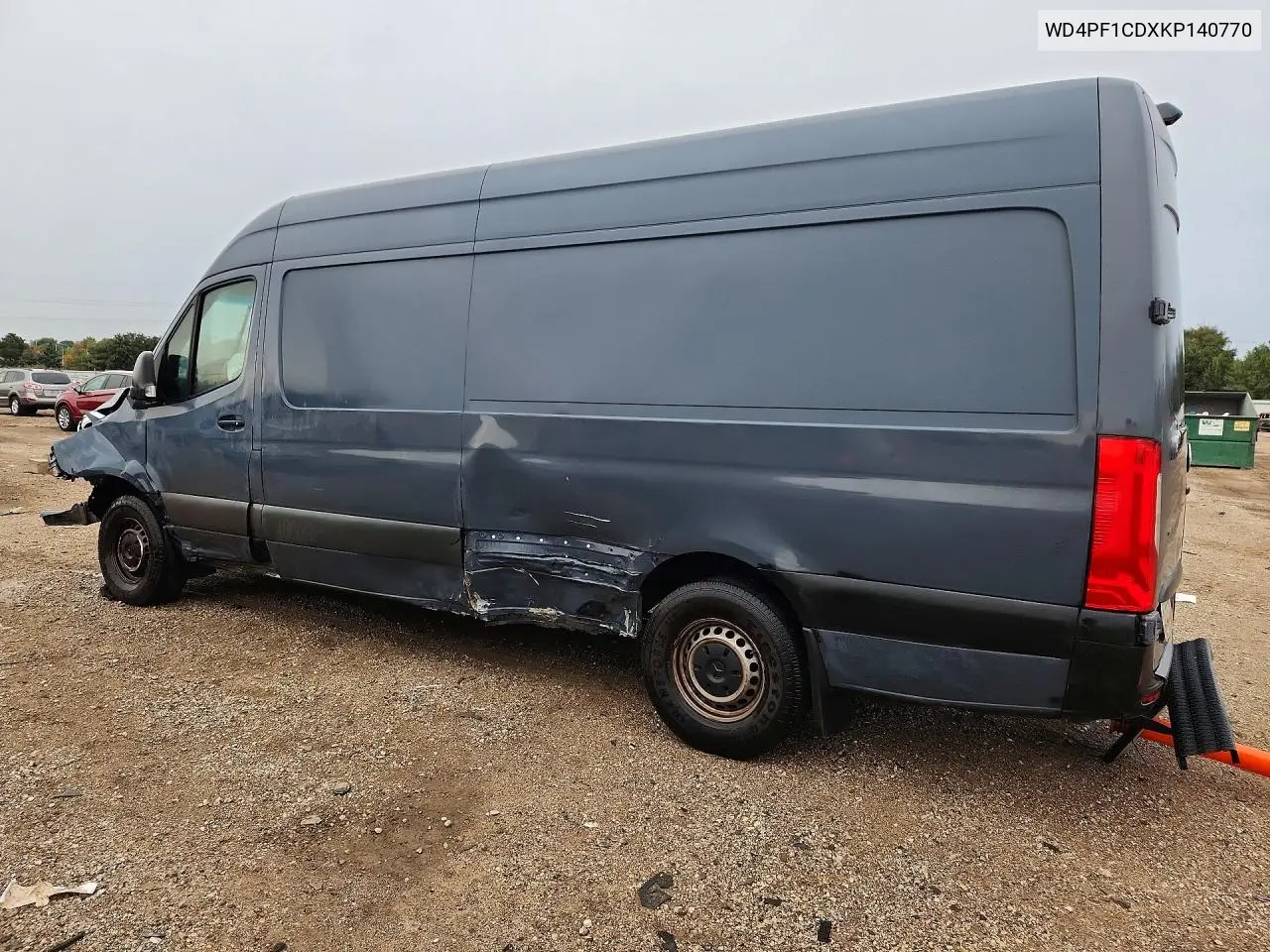 2019 MERCEDES SPRINTER VIN WD4PF1CDXKP140770 — фото 2