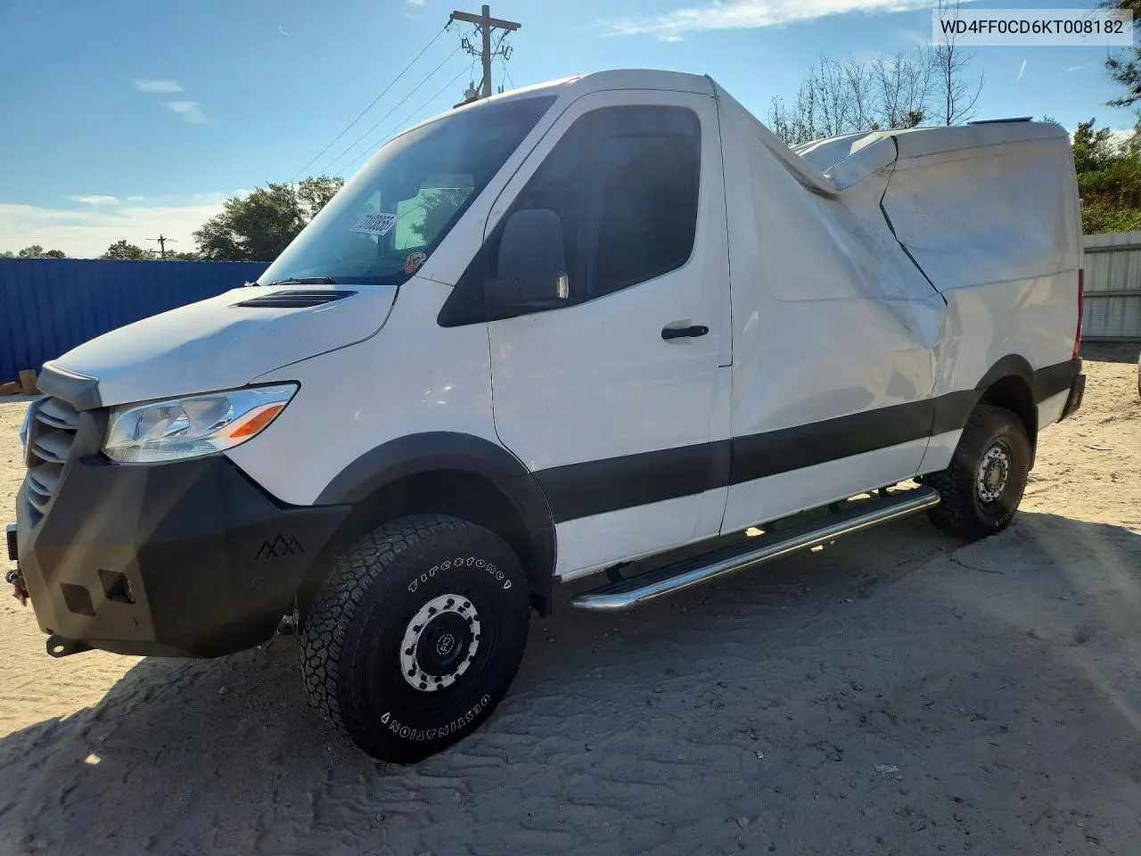 MERCEDES SPRINTER 2019, VIN WD4FF0CD6KT008182