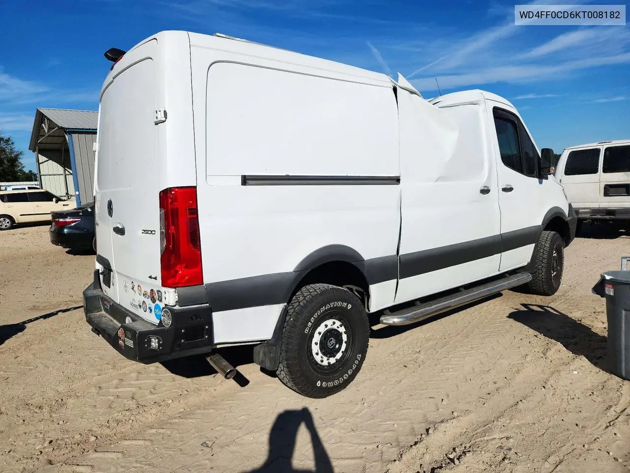 2019 MERCEDES SPRINTER VIN WD4FF0CD6KT008182 — фото 3