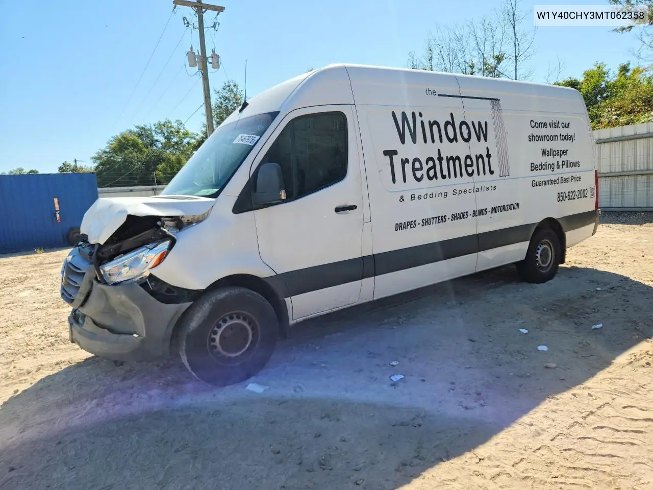 MERCEDES SPRINTER 2021, VIN W1Y40CHY3MT062358