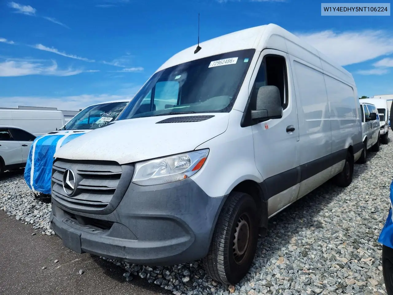 MERCEDES SPRINTER 2022, VIN W1Y4EDHY5NT106224