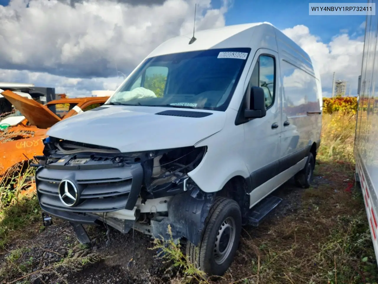 MERCEDES SPRINTER 2024, VIN W1Y4NBVY1RP732411