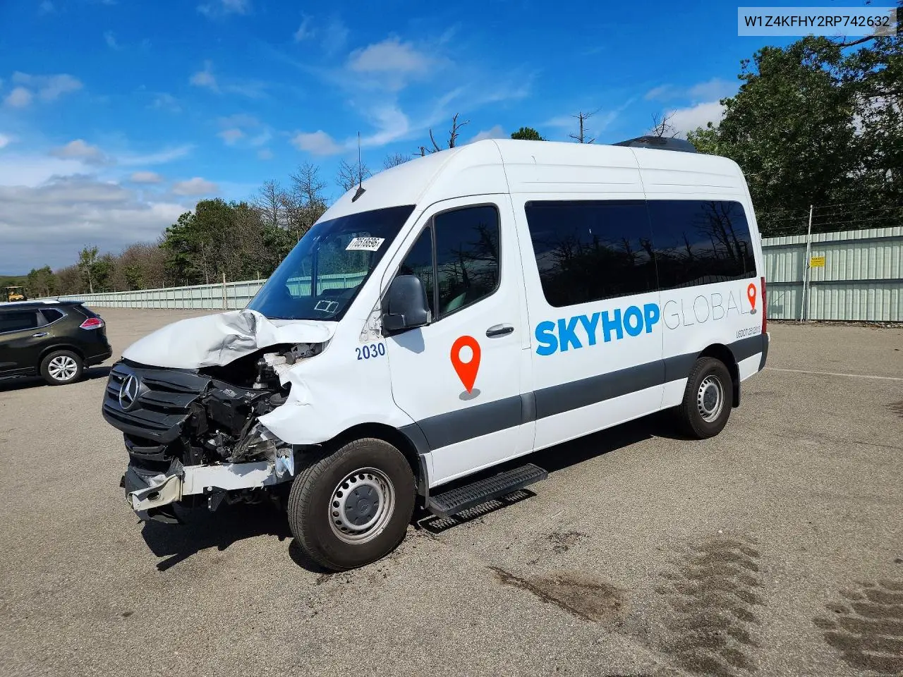 MERCEDES SPRINTER 2024, VIN W1Z4KFHY2RP742632