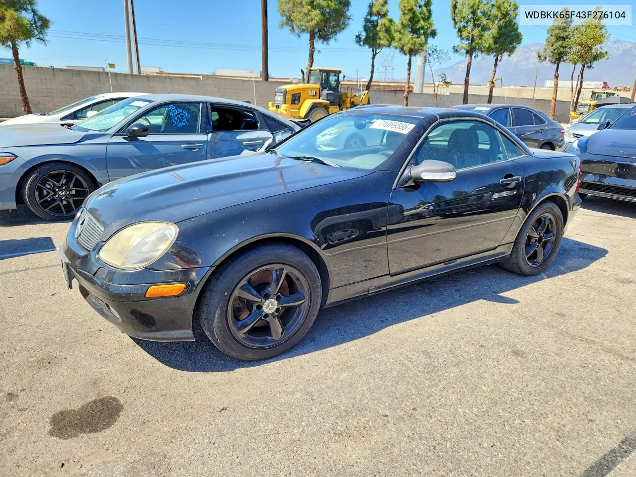 MERCURY N/A 2003, VIN WDBKK65F43F276104