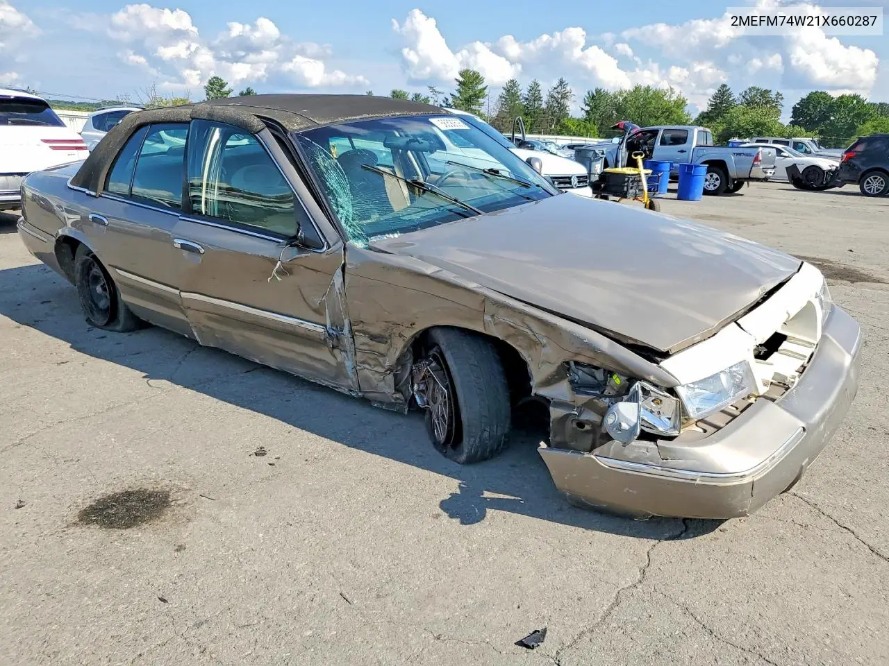 2001 MERCURY GRAND MARQUIS VIN 2MEFM74W21X660287 — фото 4