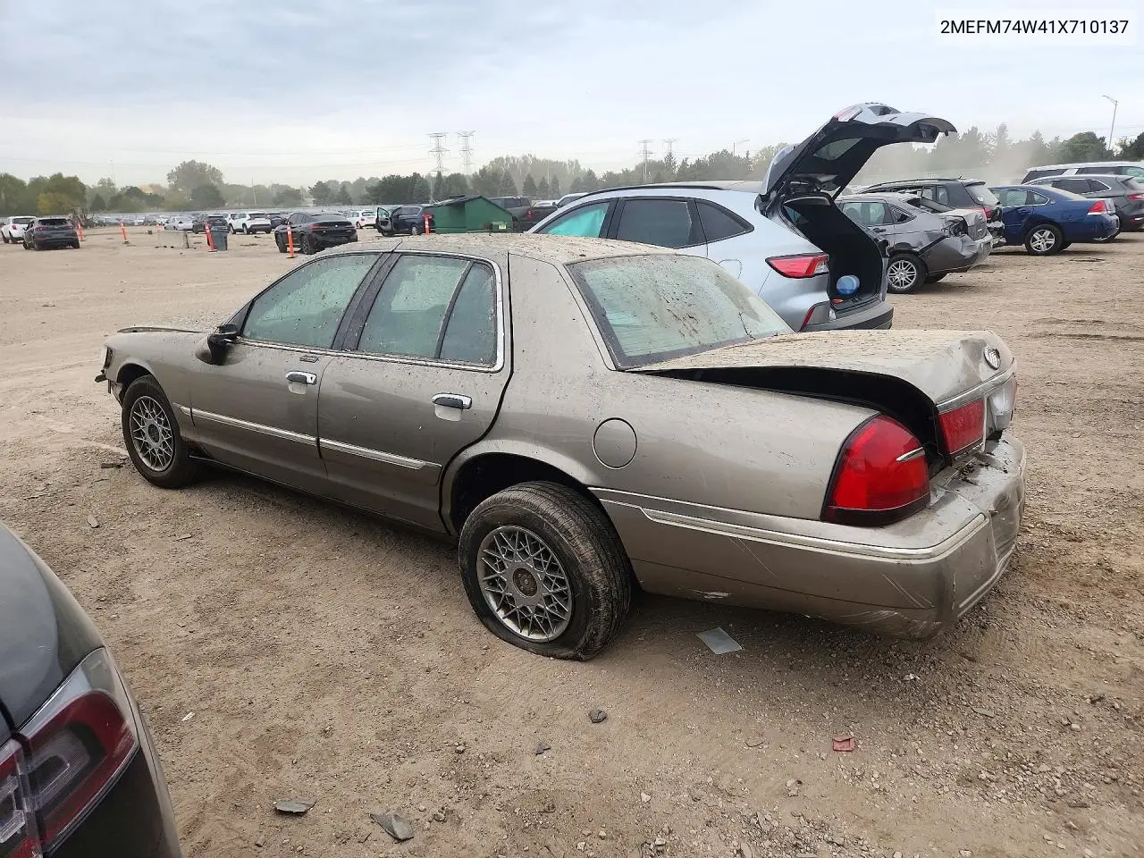 2001 MERCURY GRAND MARQUIS VIN 2MEFM74W41X710137 — фото 2