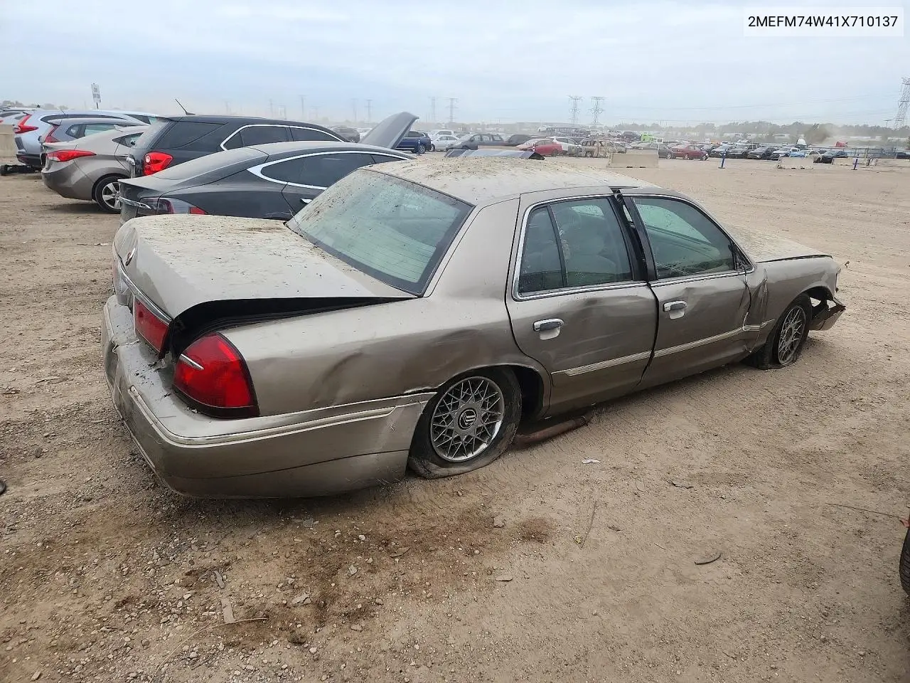 2001 MERCURY GRAND MARQUIS VIN 2MEFM74W41X710137 — фото 3