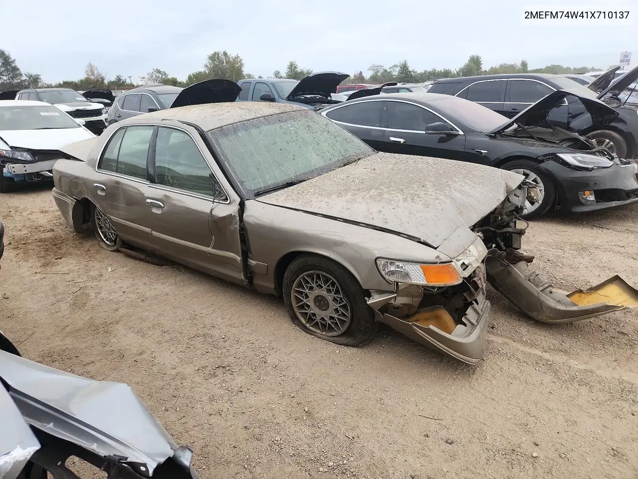 2001 MERCURY GRAND MARQUIS VIN 2MEFM74W41X710137 — фото 4